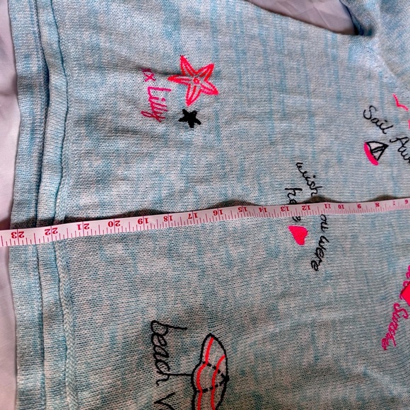 Lilly Pulitzer Blue Crew Neck Sweater with Playful Design - Picture 13 of 14